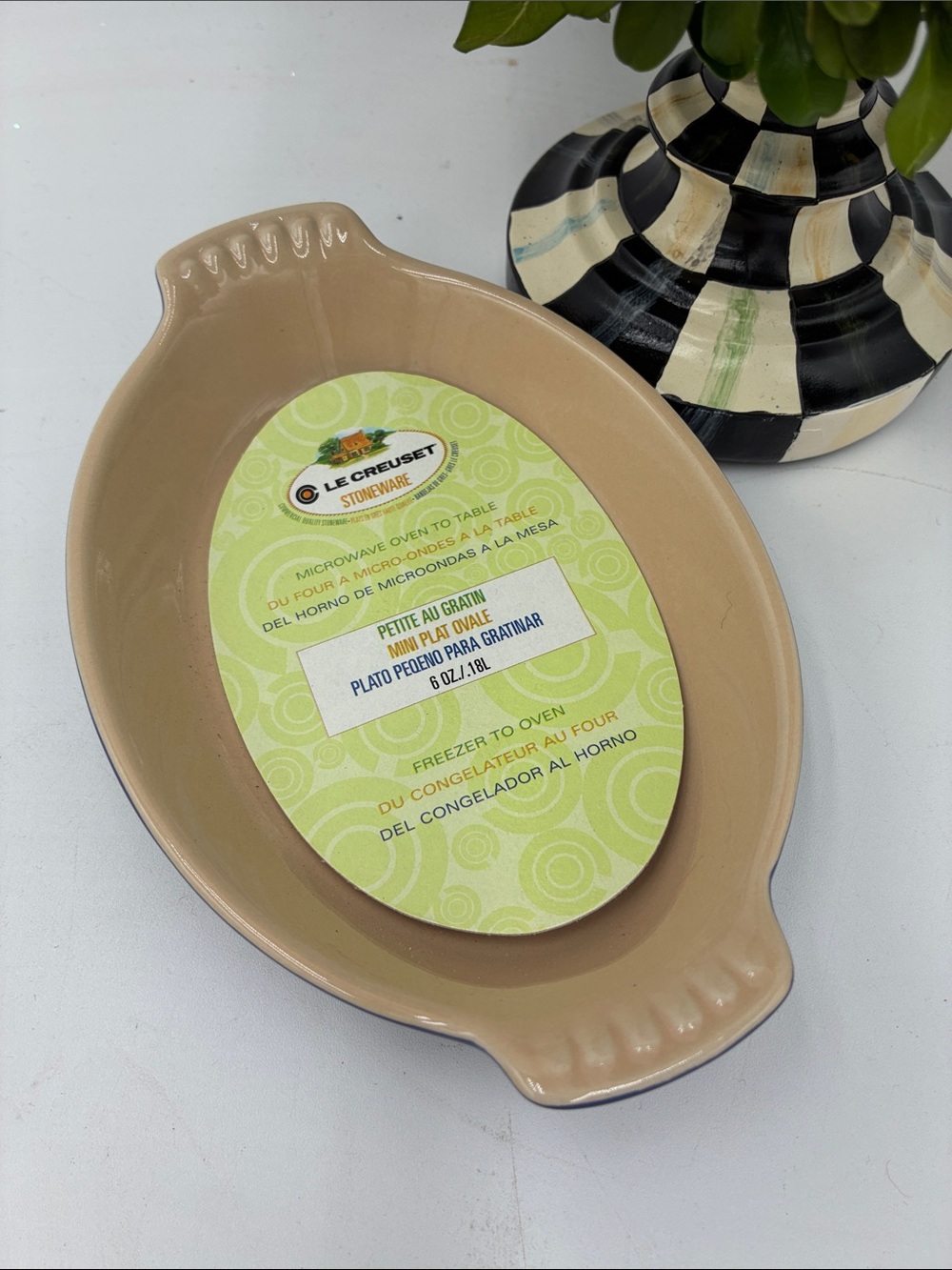 Le Creuset Beige Petite Au Gratin Dish